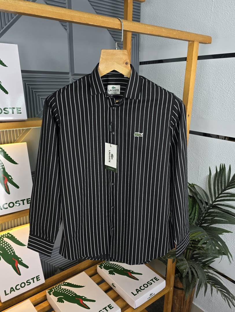 Premium Vertical Striped Designer Casual Cotton Shirt | Pack of 2
