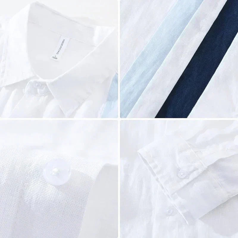 Men's Linen Blend Designer Casual Cotton Shirt | Pack of 2
