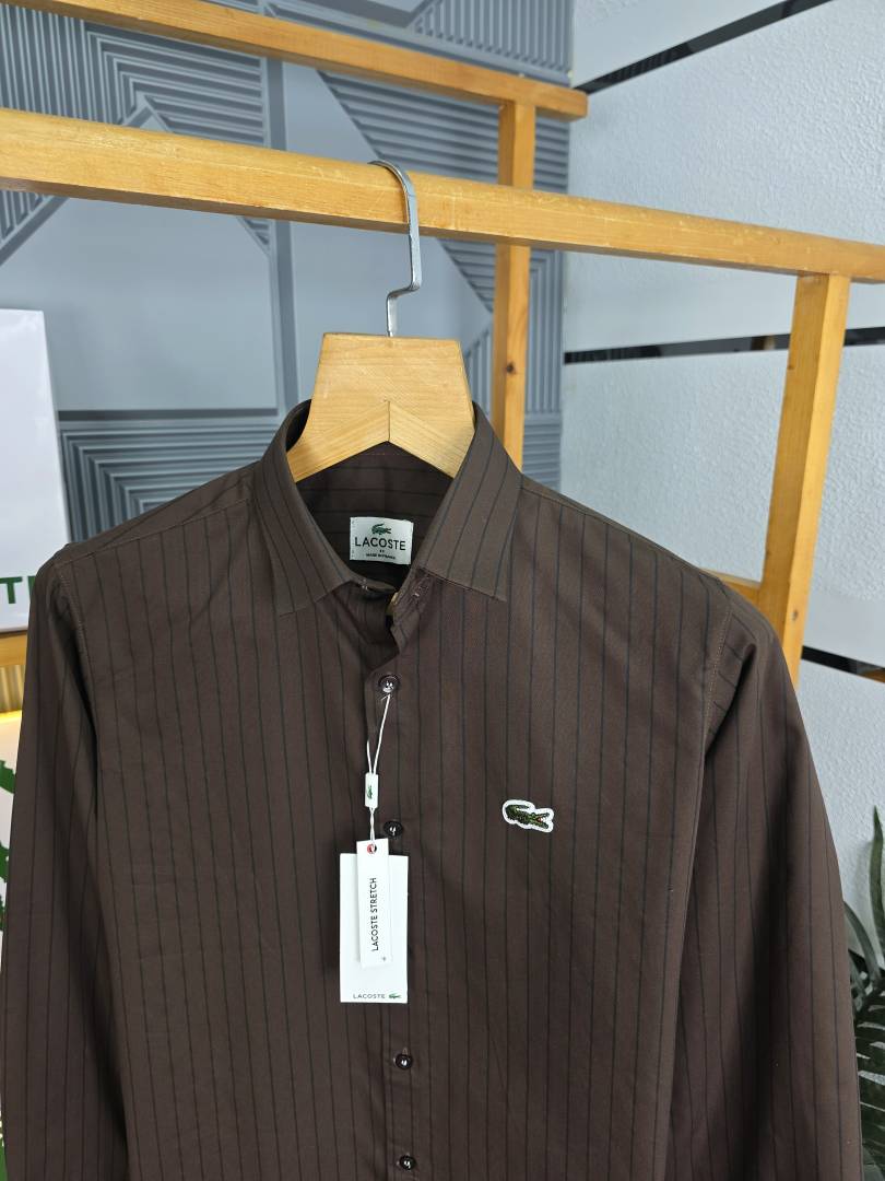 Premium Vertical Striped Designer Casual Cotton Shirt | Pack of 2