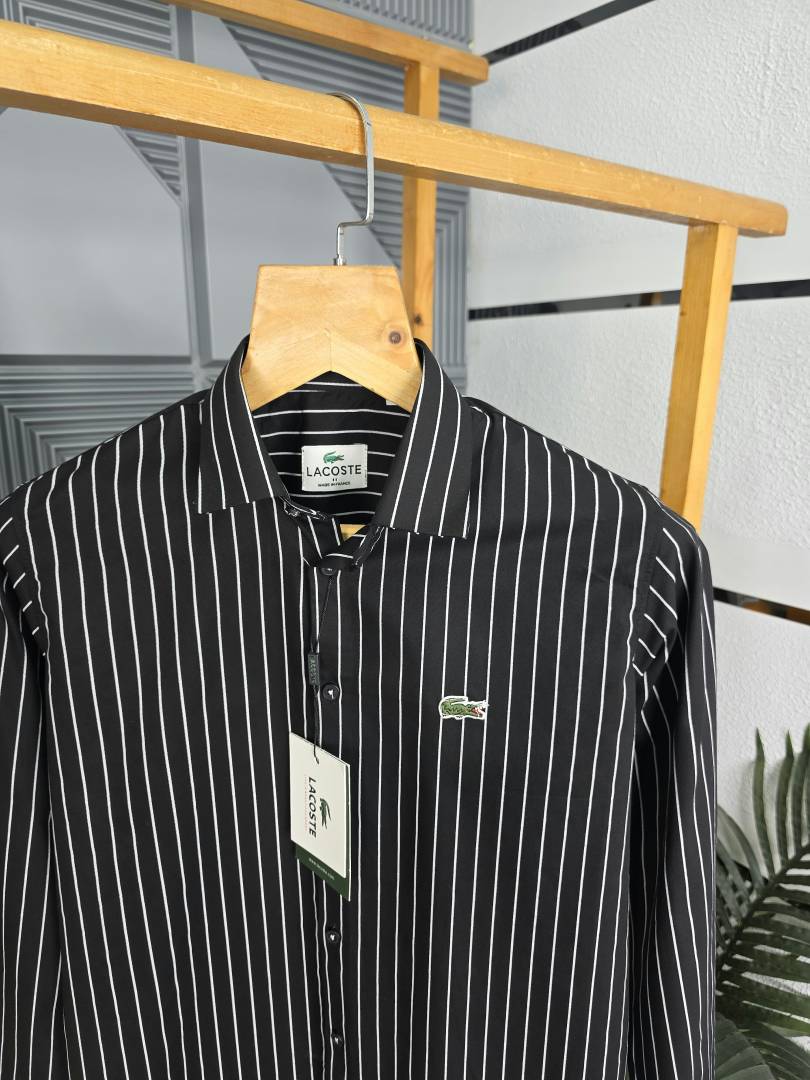Premium Vertical Striped Designer Casual Cotton Shirt | Pack of 2