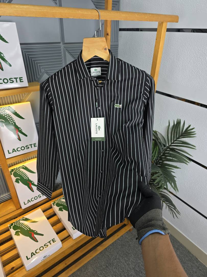 Premium Vertical Striped Designer Casual Cotton Shirt | Pack of 2