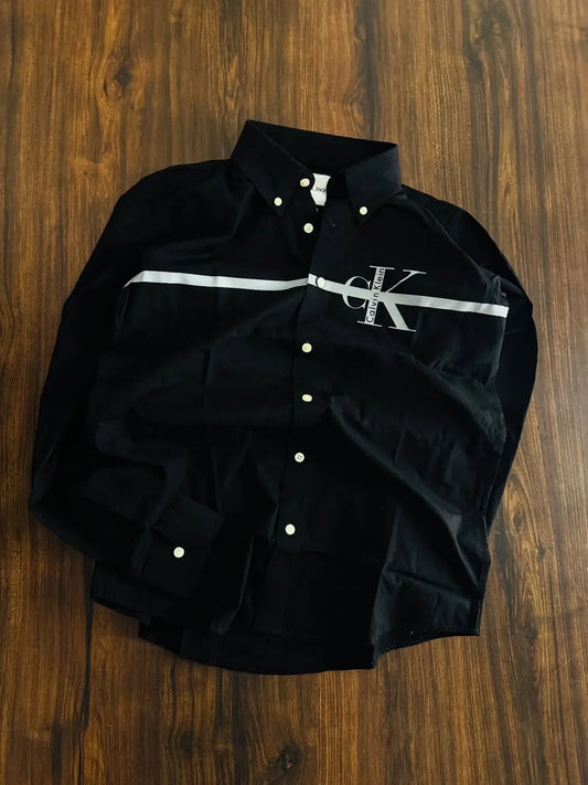 Men's Premium Black White Designer Casual Cotton Shirt | Pack of 2