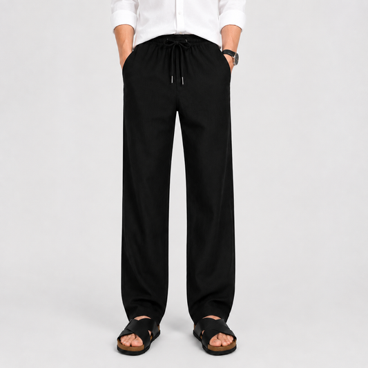 Men's Loose Fit Pants - Soft, breathable cotton-blend | Pack of 3